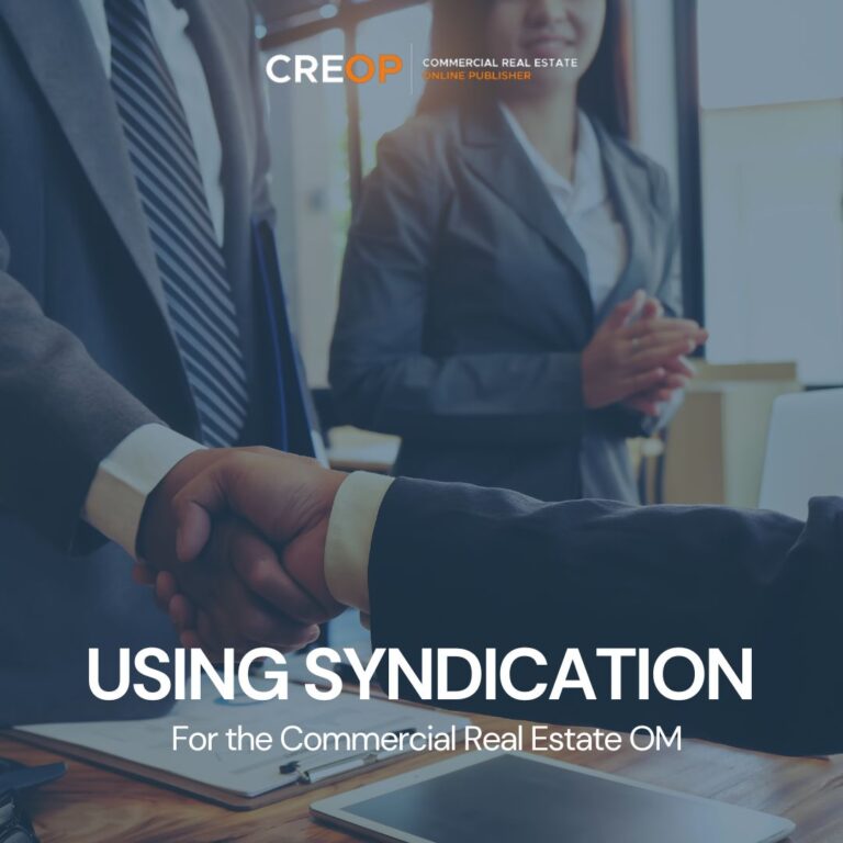 Article image for Using Syndication for the Commercial Real Estate OM blog post
